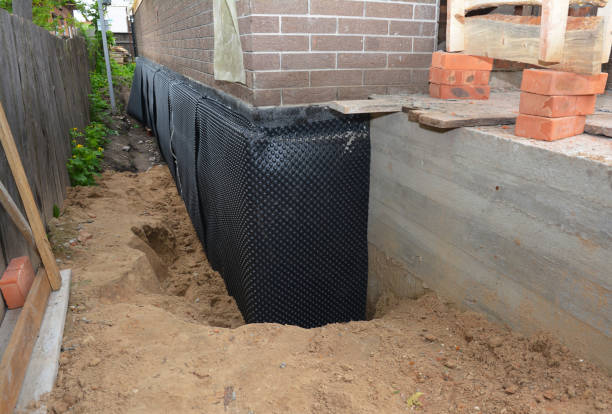 Happy homeowners after waterproofing job in Stone Park
